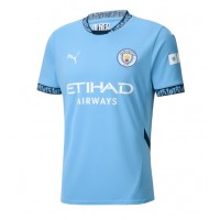 Billiga Manchester City Jeremy Doku #11 Hemma fotbollskläder 2024-25 Kortärmad